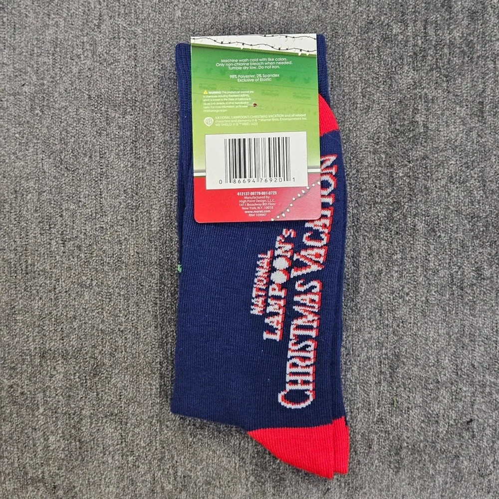 National Lampoons Christmas Vacation Griswold Family Vacation Socks Size‎ 10-13